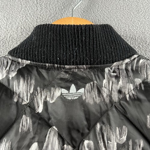 Adidas Opening Ceremony Puffer Jacket Mens XL Full Zip Quilted Down Bomber Ski - Picture 12 of 21