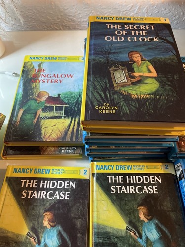 The Hardy Boys Series GLOSSY Hardcover by Franklin W. Dixon & Nancy Drew - Imagen 10 de 11