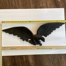 Vintage Plastic Black American Eagle 27  Wall...