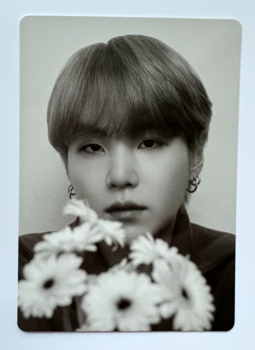BTS SUGA 4/6 [2024 Pop-Up MONOCHROME Official Mini Photocard] / K