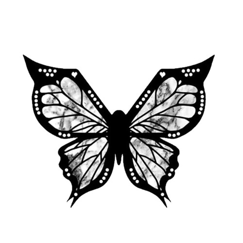 Professional Makeup Stencil Precision Eyeliner Butterfly Winged Stamp Set - Imagen 9 de 11