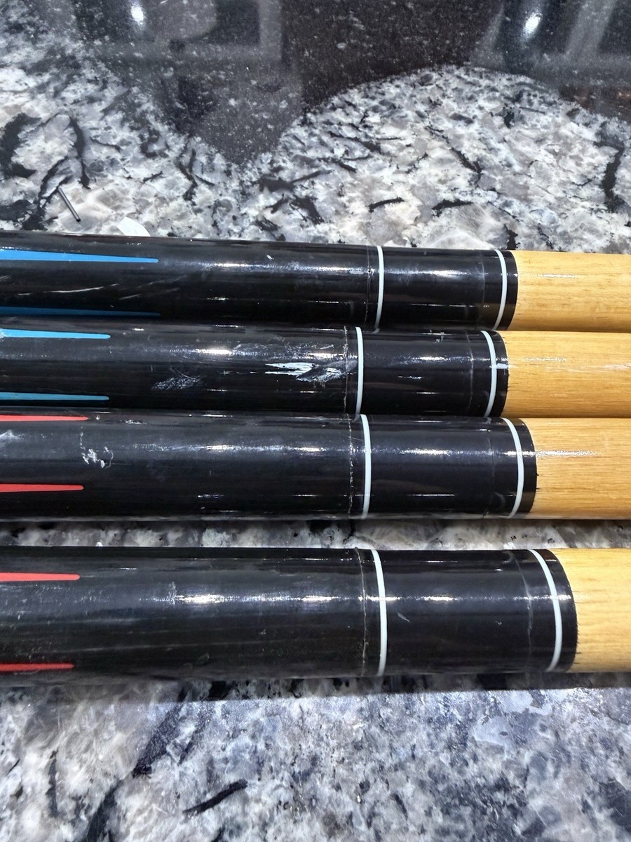【9547】 激レア Minnesota ミネソタ ファッツ ビリヤード キュー RARE Minnesota Fats Pool Cue Stick Lot Lighted Blue & Red Lava