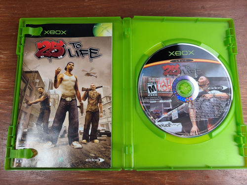 25 to Life (Original OG Xbox, 2006) Complete w/ Manual Tested + Working - Picture 3 of 3