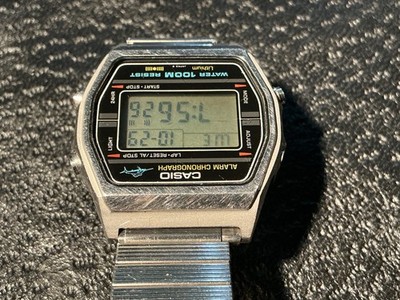 Casio W-750 Marlin Vintage Digital Watch Module 248 (1980's) New