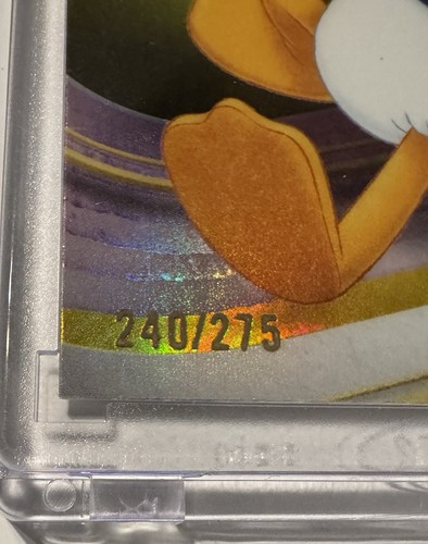 Tarjeta Disney Topps 2025 cromada, #34 Pato Donald, /275!, Excelente estado  - Imagen 3 de 7