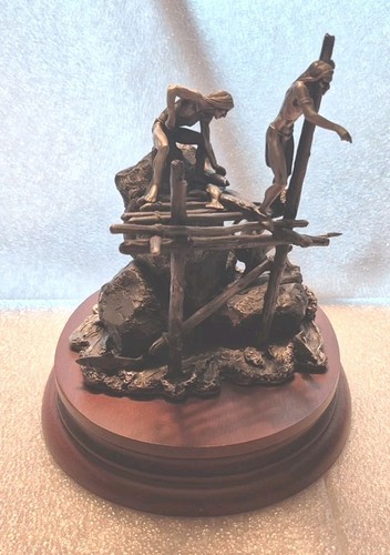 Chilmark Fine Pewter "Salmon Run" - 1991 - Don Polland - Limited #632/1200 - 第 7/11 張圖片