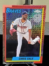 2025 Topps Series 2 Chris Sale Silver Pack Mojo #T90C-109 Atlanta Braves