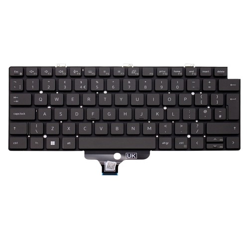 DELL NEW LATITUDE 5320 7320 BACKLIT UK English KEYBOARD PART NO: KP0JF - Picture 2 of 3