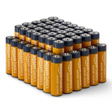 Amazon Basics 48-Pack AA Alkaline 48 Count Pack of 1 , Orange