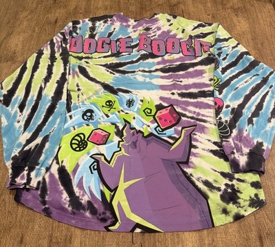 NWT Disney Oogie Boogie Spirit Glow In The Dark Tie Dye Shirt Size Unisex XXL