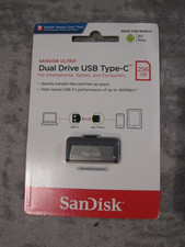 SanDisk 256GB Ultra Dual Drive USB Type-C, USB 3.1 Flash Drive - SDDDC2-256G-G46