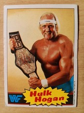1985 Topps WWF Hulk Hogan #1 EX-NRMINT CONDITION SEE PICTURES
