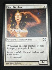 Magic the Gathering MTG Soul Warden White Core Set 10th Edition Uncommon