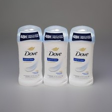 Dove Invisible Solid Antiperspirant Deodorant Stick for Women, 3 Pack - Exp 2027