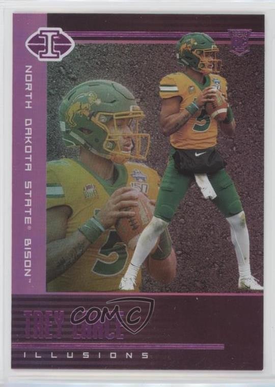 2021 Panini Chronicles Draft Picks Illusions Pink Trey Lance #103 Rookie RC 09fc