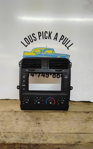 2002-2005 KIA SEDONA AC HEATER CLIMATE CONTROL SWITCH WITH RADIO BEZEL TRIM OEM - Picture 5 of 24