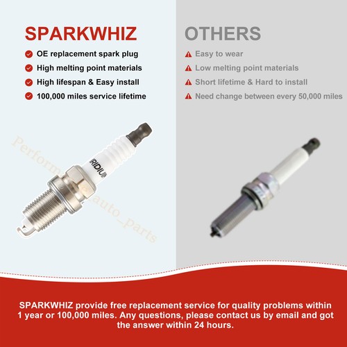 Set of 8 Ignition Coil Pack and Spark Plugs For Dodge Dakota 4.7L V8 2000-2007 - Picture 10 of 20