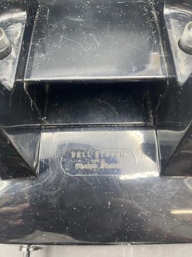 Vintage Western Electric schwarz Modell 500 drehbares Tischtelefon - Bild 7 von 13