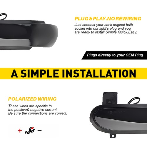 Smoke Sequential LED Side Mirror Light Turn Signal Amber For Mercedes Benz SLK E - Picture 6 of 20
