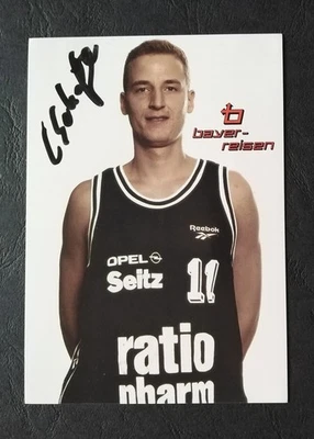 0289 Christoph Schäfle Ulm Basketball Autogrammkarte original signiert - Bild 1 von 2