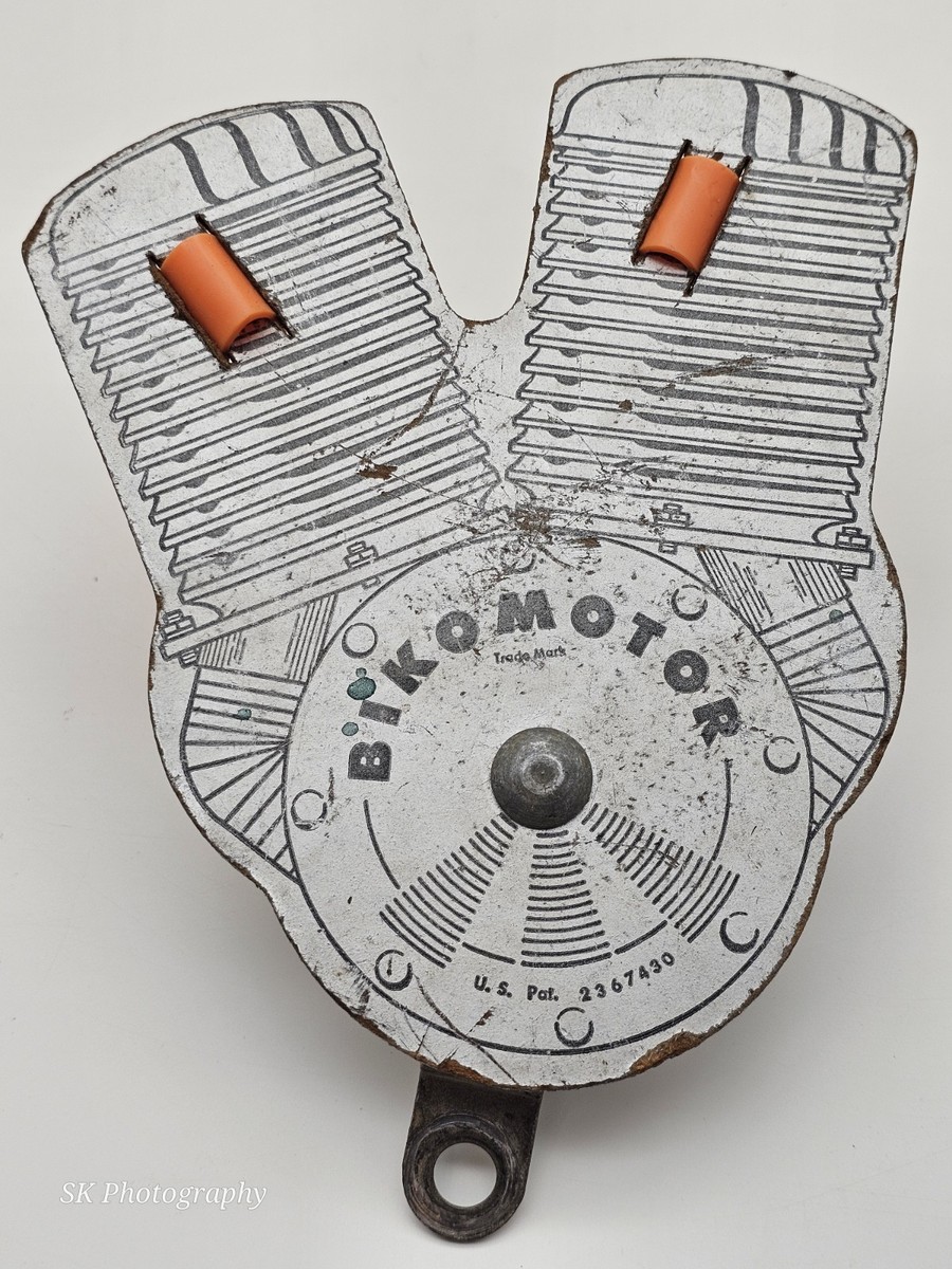 50s Biko-Motor Bicycle Motor Twin Engine Motorcycle toy | eBay