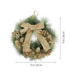 Wreath Decorations Small Wreaths for Indoor Xmas Garland Pendant