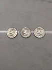 Lot Of 3 1990s Kennedy Half Dollar Partial Collar Error Coins 1999 Prominant Ear