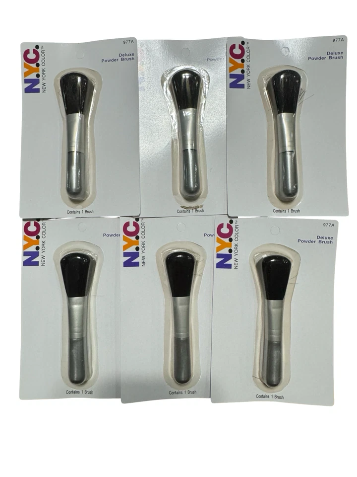 6-Pack New Sealed NYC New York Color Deluxe Powder Brush BULK BUY - Image 2 of 2