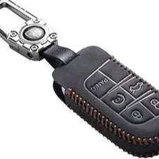 Genuine Leather Compatible with Key fob Cover fit Durango Challenger Journey Gra