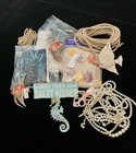 Nautical Coastal Craft Lot Decor Fish Ornaments Faux Pearls Net Jute Beach Party