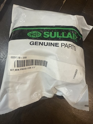 #ad #ad Sullair Genuine Minimum Pressure Check Valve Kit Replacement 02250218 299 $290.00