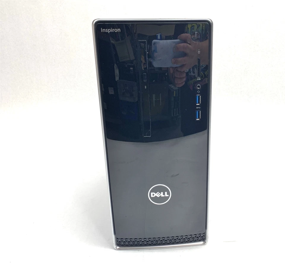 Dell Inspiron 3668 MT i5-7500 3.40GHz 16GB 240GB SSD Win10 PC WIFI Radeon WX5100 - Image 2 of 4