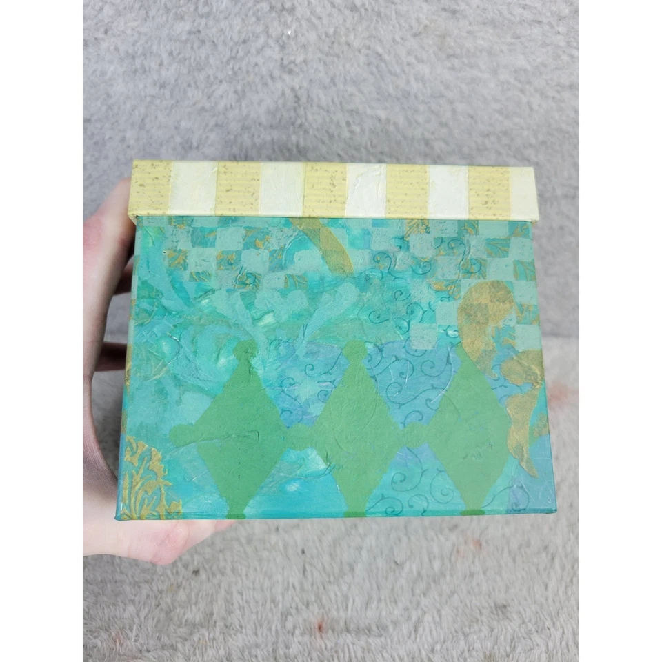 Декоративная коробка для безделушек Lindy Bowman Company Santa Clause праздничный рождественский подарок - Изображение 4 из 4