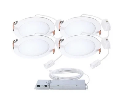 HALO HLBQL6099FS1E LED Microedge QuickLink 4 PK Downlights - Image 1 of 4