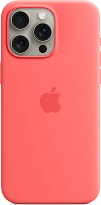 ORIGINAL Apple iPhone 15 PRO Hülle Silikon Case Soft Magsafe Pink