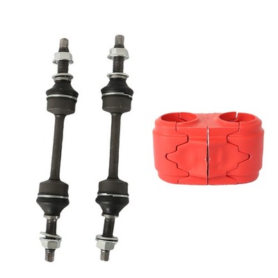 Labwork 4PCS Front Sway Bar Links & Bushings 2009-2014 For Ford F-150 4X4 4WD