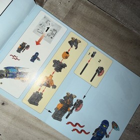 LEGO - Ninjago Desert Lightning 70622 Instruction Manuals Only 1 & 2 Read Pls