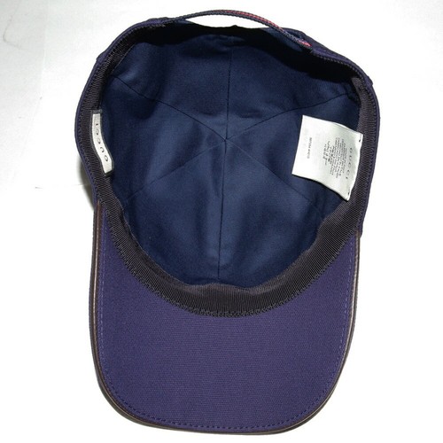 Casquette de expédition baseball Gucci Entrelacée G Toile Marine S Occasion Logo Hat
