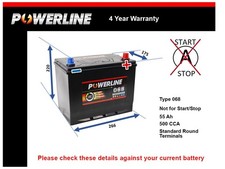 Battery fits NISSAN QASHQAI 300ZX 370Z PRIMASTAR SKYLINE MURANO 068 New
