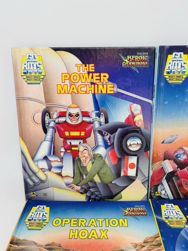 Vintage Gobots 1980s Hardcovers Lot of 4 Kids Books - Bild 2 von 7