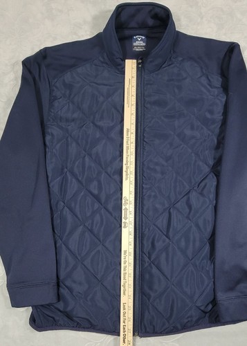 Callaway Weather Series Dark Blue Full Zip Fleece Lined Performance Coat Sz XXL - Picture 6 of 8