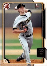 2015 Bowman Draft #77 Brandon Waddell Pittsburgh Pirates