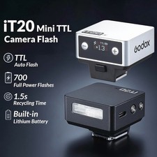 Godox iT20 Mini Camera Flash Light Speedlite Canon Nikon Sony Panasonic Olympus