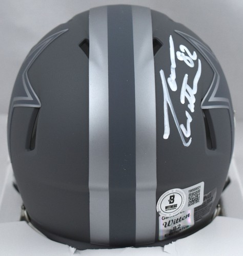 Jason Witten Autographed Dallas Cowboys Slate Speed Mini Helmet - Beckett W Holo - Picture 3 of 3