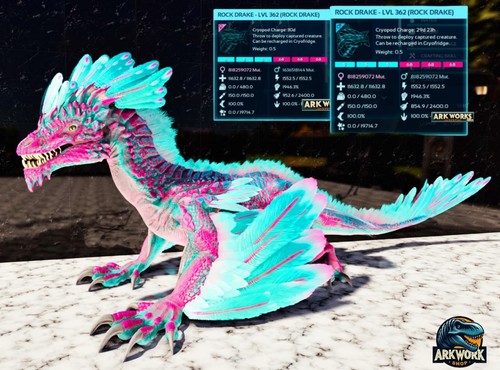 🦖ARK Survival Ascended Rock Drake New Top Stats PVE PS5/XBOX/PC - Picture 63 of 66