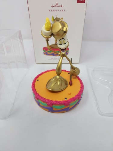 Hallmark Keepsake 2018 - Sii il nostro ospite - Ornamento La Bella e la Bestia nuovo con scatola - Foto 2 di 14