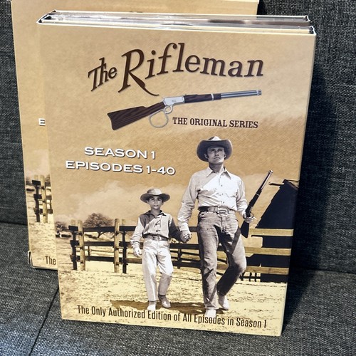 RARE! The Rifleman Official Season One Episodes 1 - 40 DVD Set OOP Chuck Connors - 第 7/22 張圖片