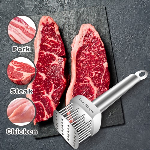 Cuchillo de 24 cuchillas afiladas de acero inoxidable 316 columna ablandador de carne herramienta de cocina - Imagen 2 de 10