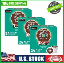 3 Box The Original Donut Shop, Dark Roast K-Cup Coffee Pods, 24 Count Box