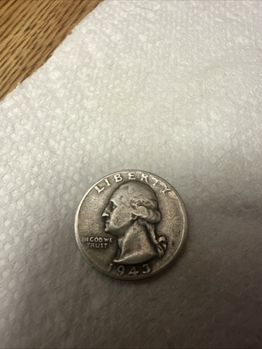 1943 Silver Washington Quarter - Picture 1 of 2